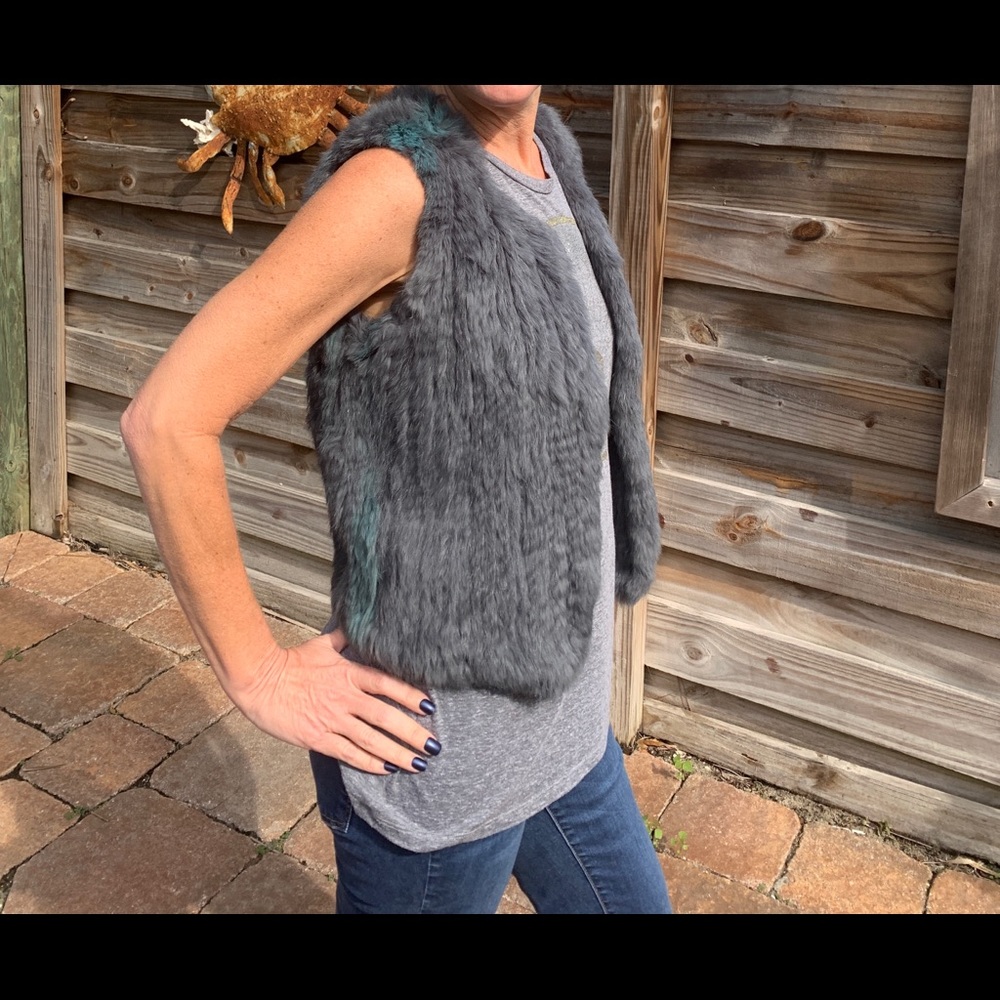 525 America Luxe Rabbit Fur Vest